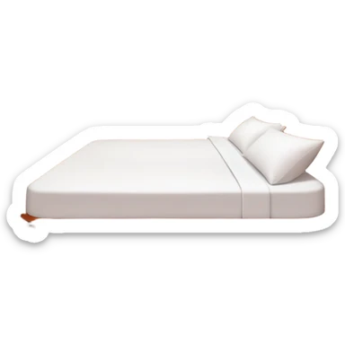 compact bed inside yacht cabin sticker