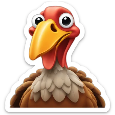 Turkey netherlands sticker