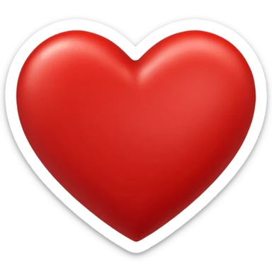 Un cœur au-dessus c'est écrit 100 % sticker