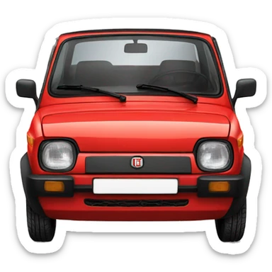 fiat 126 sticker