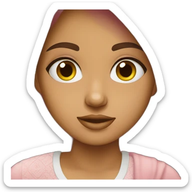 Algerian girl zwina sticker