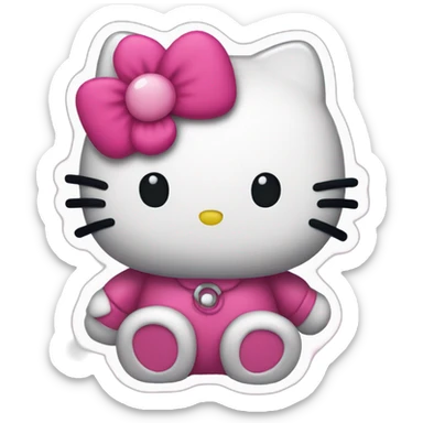 Hello Kitty en boîte de nuit sticker