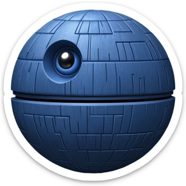 deathstar blueberry sticker