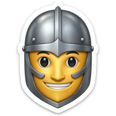 Emoticone Chevalier sticker