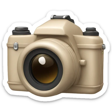 Camera beige sticker