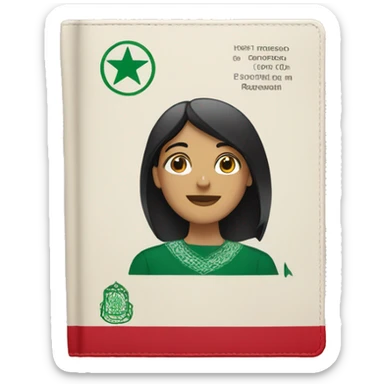 Morocco passport sticker