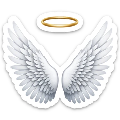 Angel wings sticker
