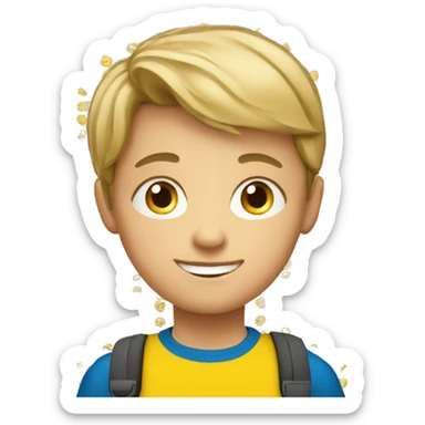 2 smart 12 year old swedish kids sticker