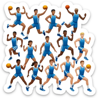 Number 7 Printed Athletes sticker