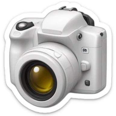 Card White caméra  sticker