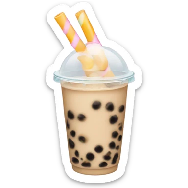 bubble tea sticker