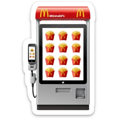 mcdonald's kiosk sticker
