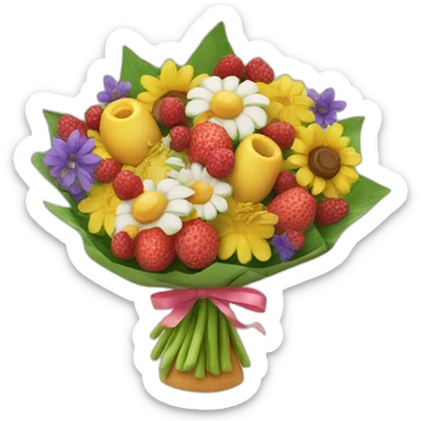 edible bouquets sticker
