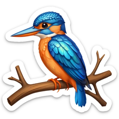 Kingfisher sticker