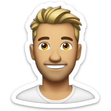 Michou de youtube sticker