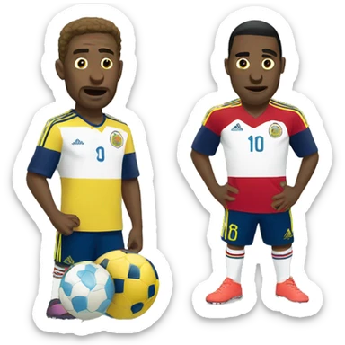 Colombia vs argentina sticker