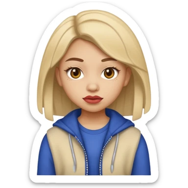 girl emoji , style , ugly outfit sticker