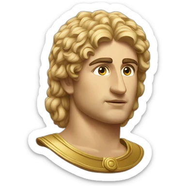 Alexander the great sticker