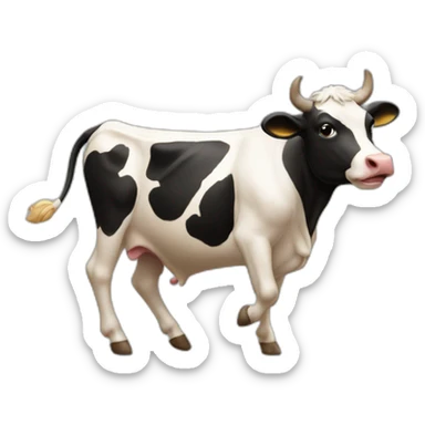 Vache qui danse sticker