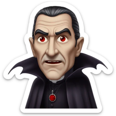 bela-lugosi-as-dracula-red-eyes sticker