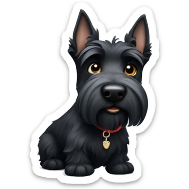 Scottish terrier sticker