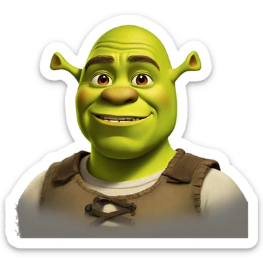 shrek shrek shrek sticker
