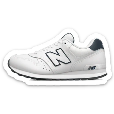 White New Balance shoes sticker