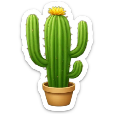 Cactus jaune sticker