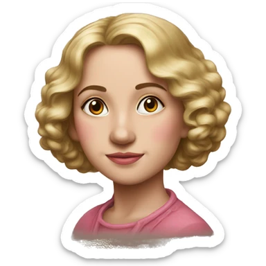 Cuadro de Oro y Rosa de una pintura de María Antonieta  sticker