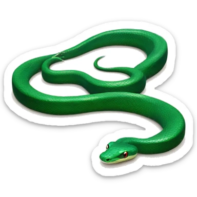 A snake on a desk. The snakes head should be replaced with a lamp. The snakes tail should be connected to a battery sticker