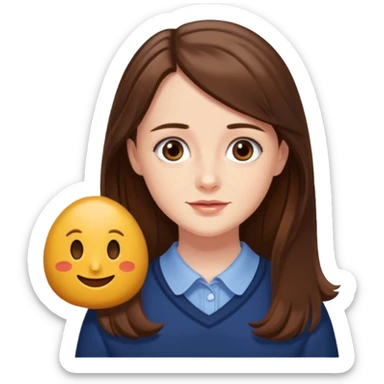 Rory Gilmore chilton long hair sticker