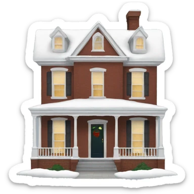 home alone house sticker