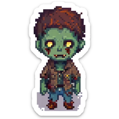 zombie boy avatar sticker
