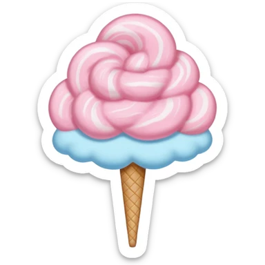 Cotton candy emoji  sticker