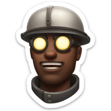 heavy from team fortress 2 Heart sticker