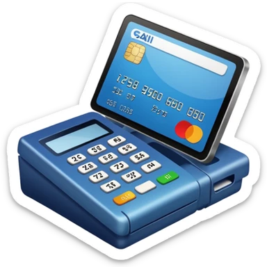 credit card point of sale sticker