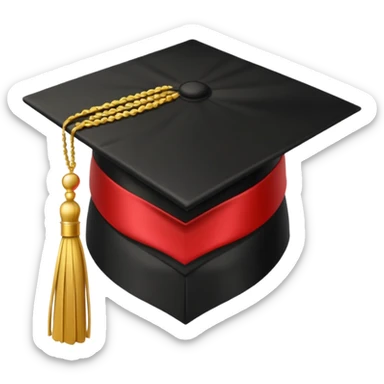 Graduation Cap sticker