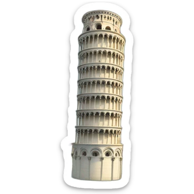 torre di pisa sticker