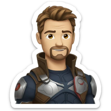 Avengers a letter  sticker