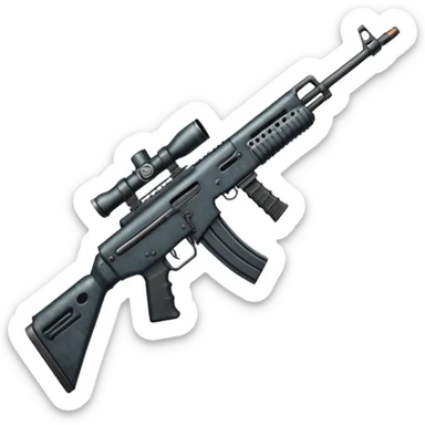 a draco assault rifle  sticker
