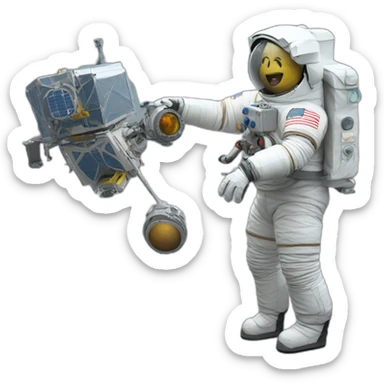 Lunar expedition modul sticker