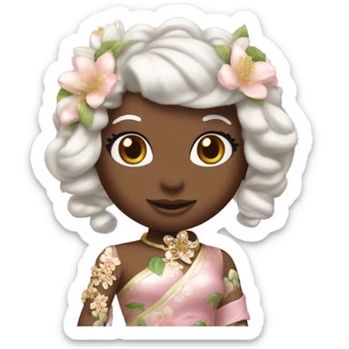 Hello kitty in jasmine bean like make up ￼ sticker