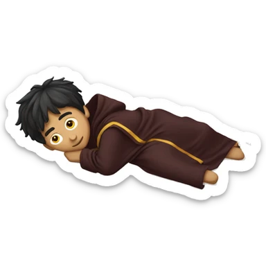 Harry Potter robe Person lying down face down sticker