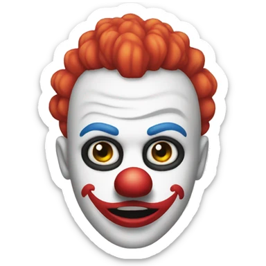 Persona payaso sticker