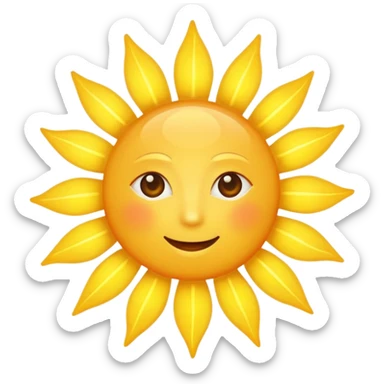 a sun ☀️  sticker