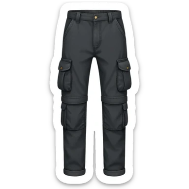 black cargo pants sticker