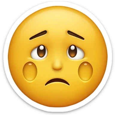 An emoji that is upset becuase it was told no sticker