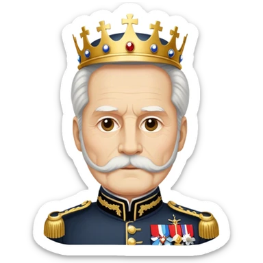 Kaiser Franz Joseph the Austrian Emperor sticker
