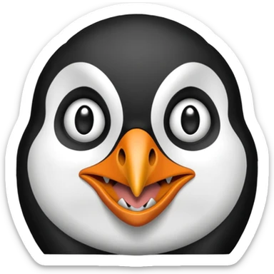 Penguin wicked sticker