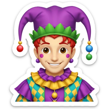 Jester sticker